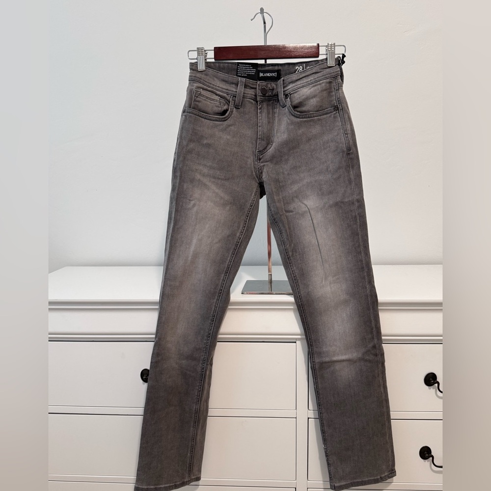 BlankNYC Wooster Slim Fit Jeans – 28x32 – Washed Grey – NWT